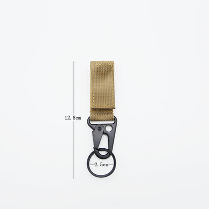 Fivela de escalada tática ao ar livre acessórios para bolsa de chaves MA-WY-015 fivela de cinto multifuncional nylon cinta gancho de escalada fivela de bico de águia