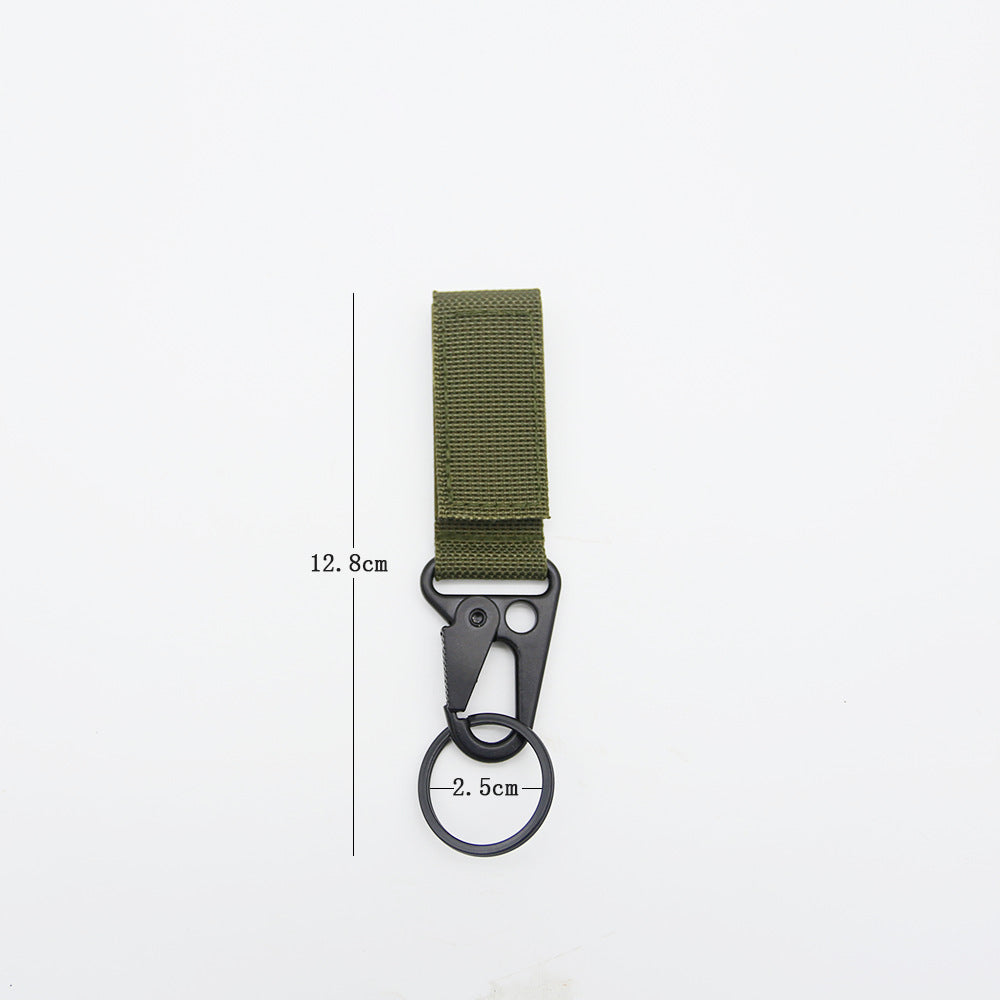 Fivela de escalada tática ao ar livre acessórios para bolsa de chaves MA-WY-015 fivela de cinto multifuncional nylon cinta gancho de escalada fivela de bico de águia