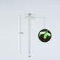 Prego de aterramento luminoso, prego para barraca de acampamento ao ar livre MA-WY-016, prego fluorescente de corda de vento de 25 cm, acessórios de prego de aço para dossel
