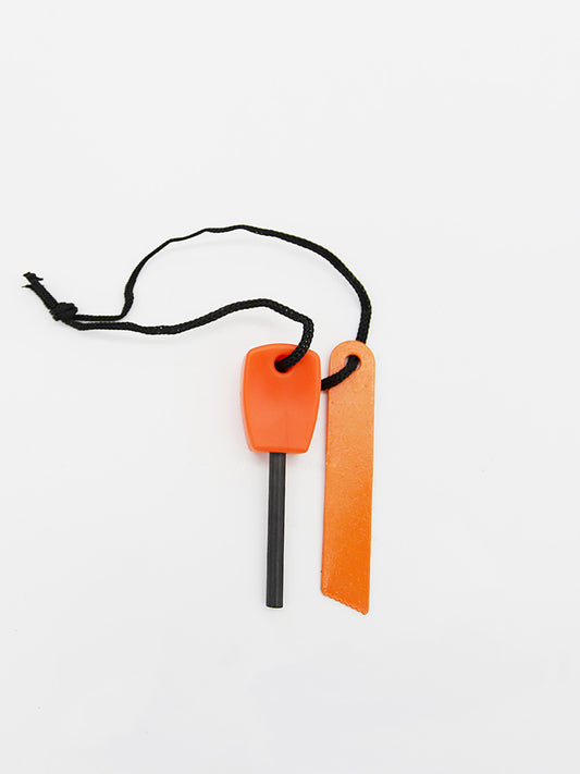 Encendedor de pedernal sólido tipo sándwich pequeño para equipos de supervivencia al aire libre, varilla de ignición impermeable para acampar MA-WY-023, tira de magnesio, varilla de magnesio