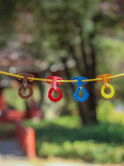 Outdoor camping MA-WY-031 aluminum alloy wind rope buckle tent automatic buckle multifunctional hanging hook self-locking quick hanging O-shaped buckle