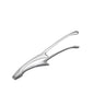 Pinza para barbacoa de acero inoxidable 304 para exteriores, pinza para barbacoa MA-WY-039, pinza para pan, pinza para filete de comida partida en negro, pinza para comida