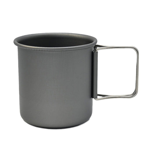 Outdoor camping MA-WY-040 aluminum alloy folding water cup coffee cup camping cup lightweight tea cup mug can hold boiling water