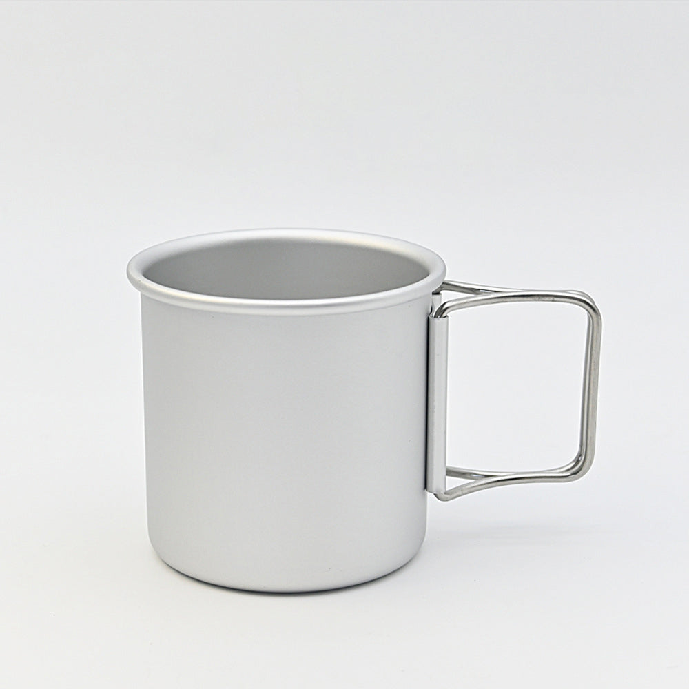 Outdoor camping MA-WY-040 aluminum alloy folding water cup coffee cup camping cup lightweight tea cup mug can hold boiling water