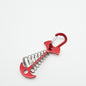 Outdoor MA-WY-045 deck gap with spring fixed fishbone nail wooden plank plank tent fixed nail anchor windproof pull rope buckle