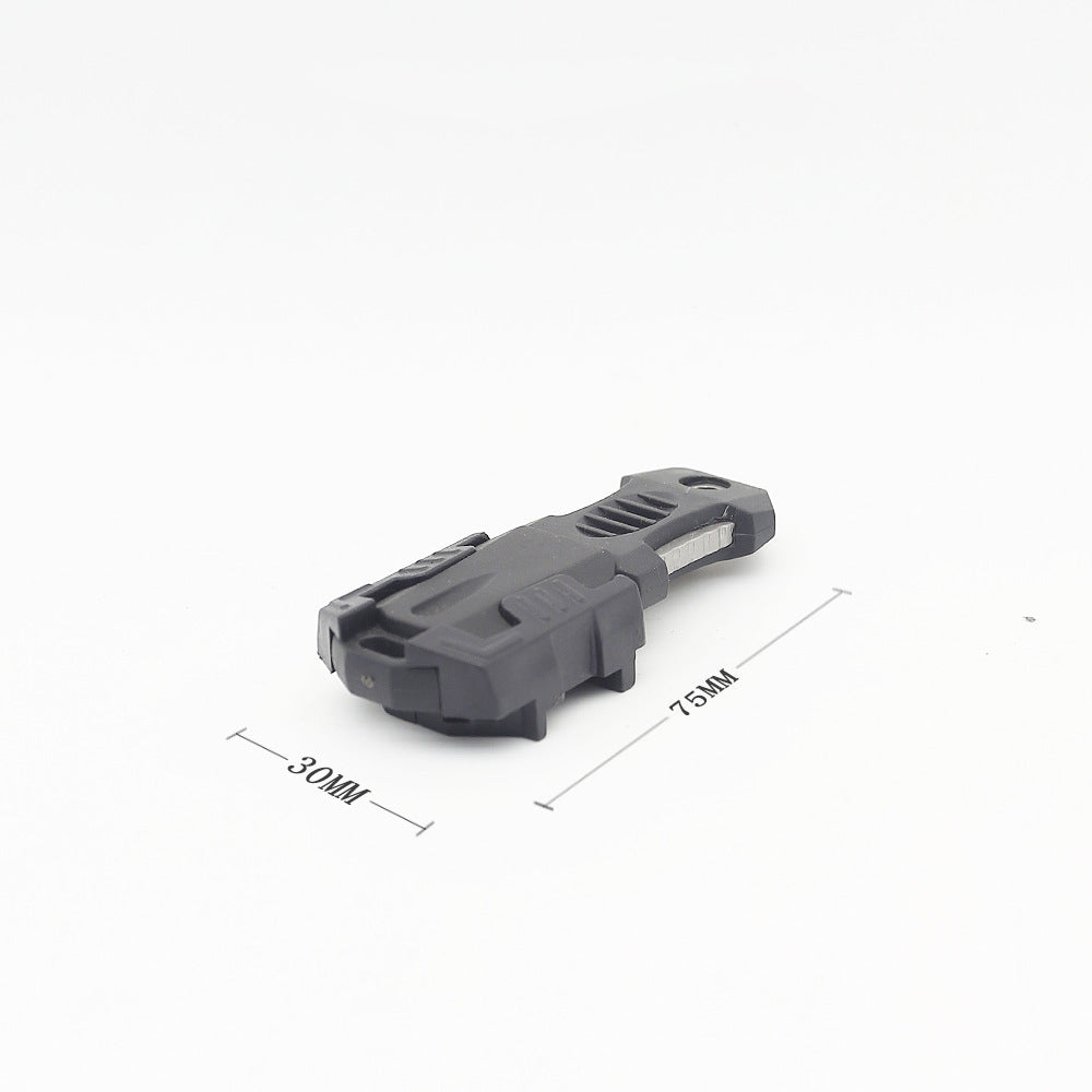 Outdoor portable carrying MA-WY-048 Beetle mini knife EDC portable tool webbing buckle pocket knife with rope