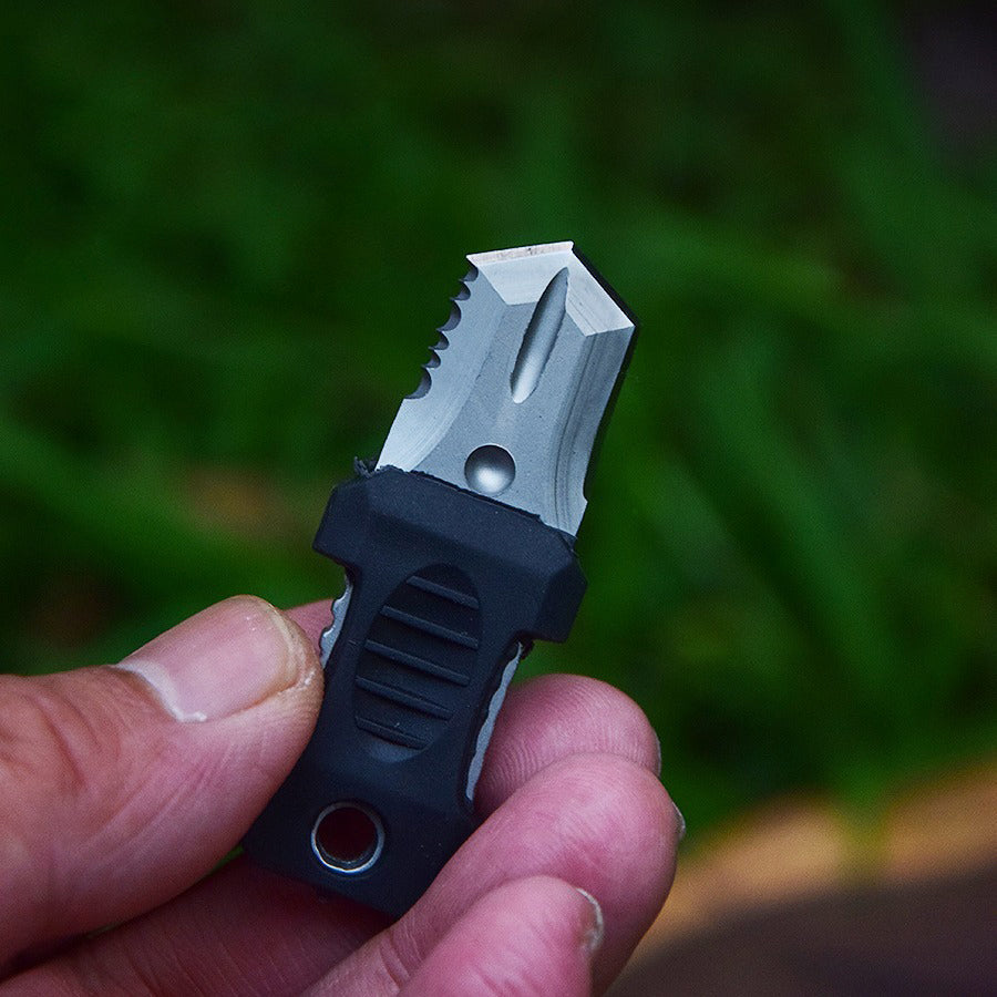 Outdoor portable carrying MA-WY-048 Beetle mini knife EDC portable tool webbing buckle pocket knife with rope