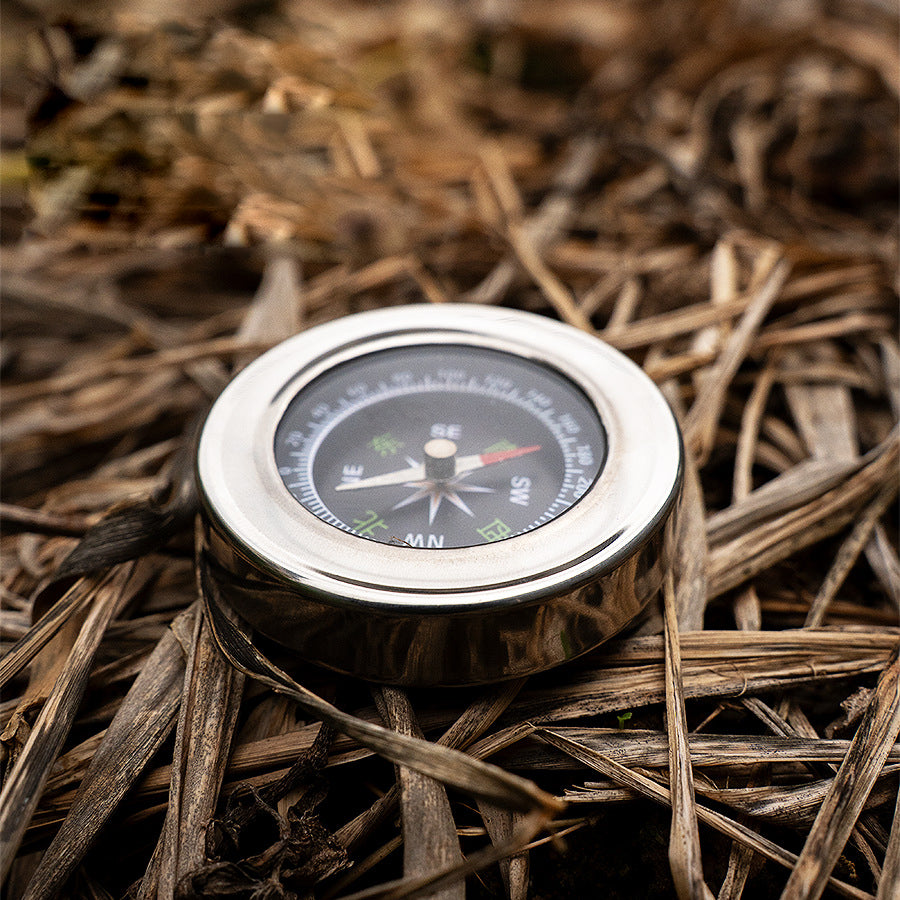 Outdoor MA-WY-049 little compass stainless steel multifunctional directional off-road equipment supplies