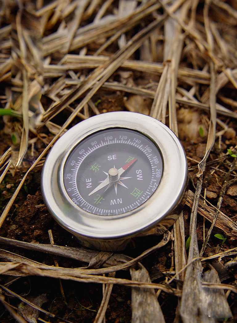 Outdoor MA-WY-049 little compass stainless steel multifunctional directional off-road equipment supplies