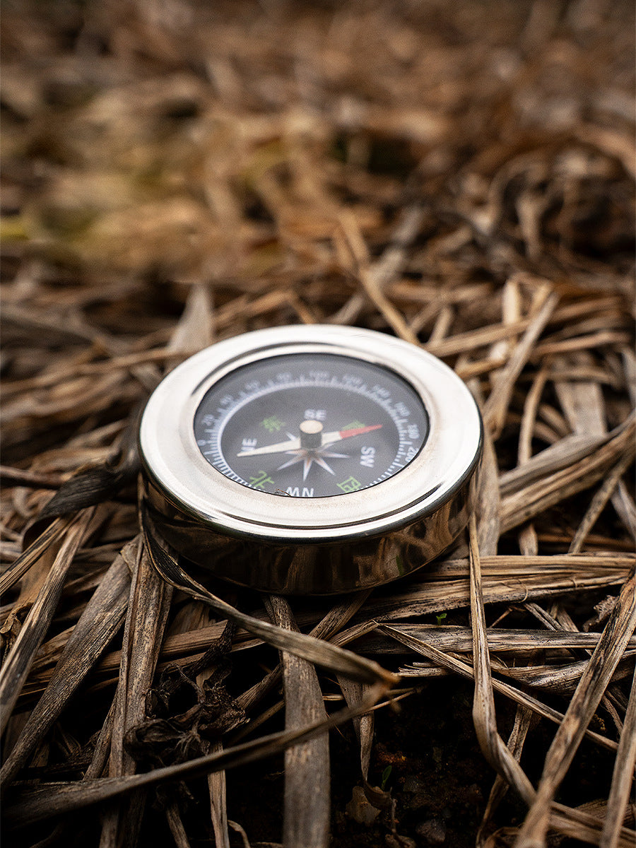 Outdoor MA-WY-049 little compass stainless steel multifunctional directional off-road equipment supplies