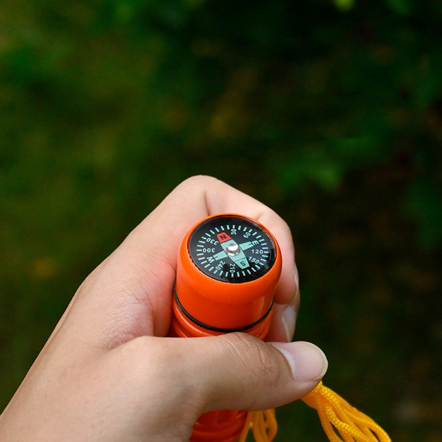 Masalong Outdoor five in one multifunctional whistle, MA-WY-050 outdoor emergency call, police whistle training, coach whistle, flint compass