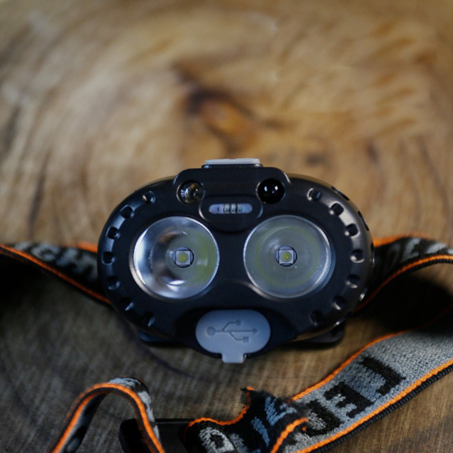 Masalong Outdoor MA-WY-053 LED ultra bright rechargeable long endurance strong bald head wearable induction headlight small portable night fishing light