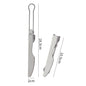 Outdoor pure titanium MA-XXT-006 folding spoon fork set camping portable titanium tableware soup spoon fork titanium alloy metal chopsticks spoon fork