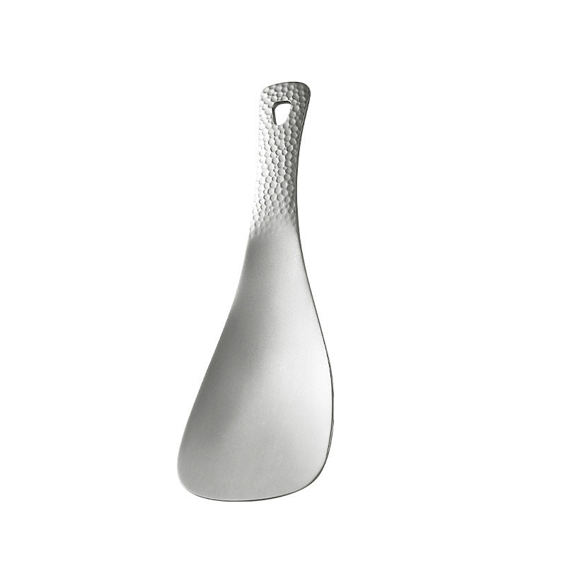 Colher de titânio puro, MA-XXT-010, classificação de pratos, colher de congee, colher doméstica, macarrão, colher de titânio