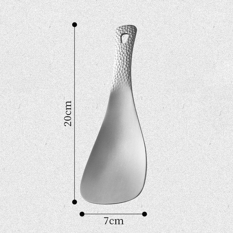 Colher de titânio puro, MA-XXT-010, classificação de pratos, colher de congee, colher doméstica, macarrão, colher de titânio