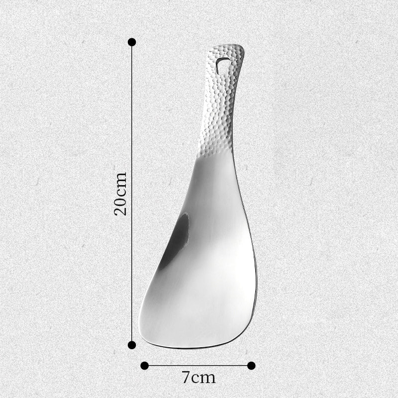 Colher de titânio puro, MA-XXT-010, classificação de pratos, colher de congee, colher doméstica, macarrão, colher de titânio