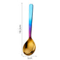 Pure titanium MA-XXT-016 outdoor home gradient color cutlery, forks, spoons, chopsticks, hiking portable travel tableware