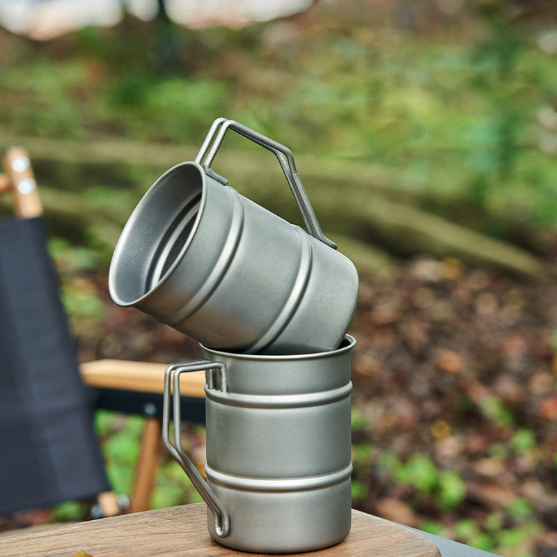 Pure titanium beer cup,MA-XXT-022 ultra light ta1, pure titanium travel express cup, mug, water cup