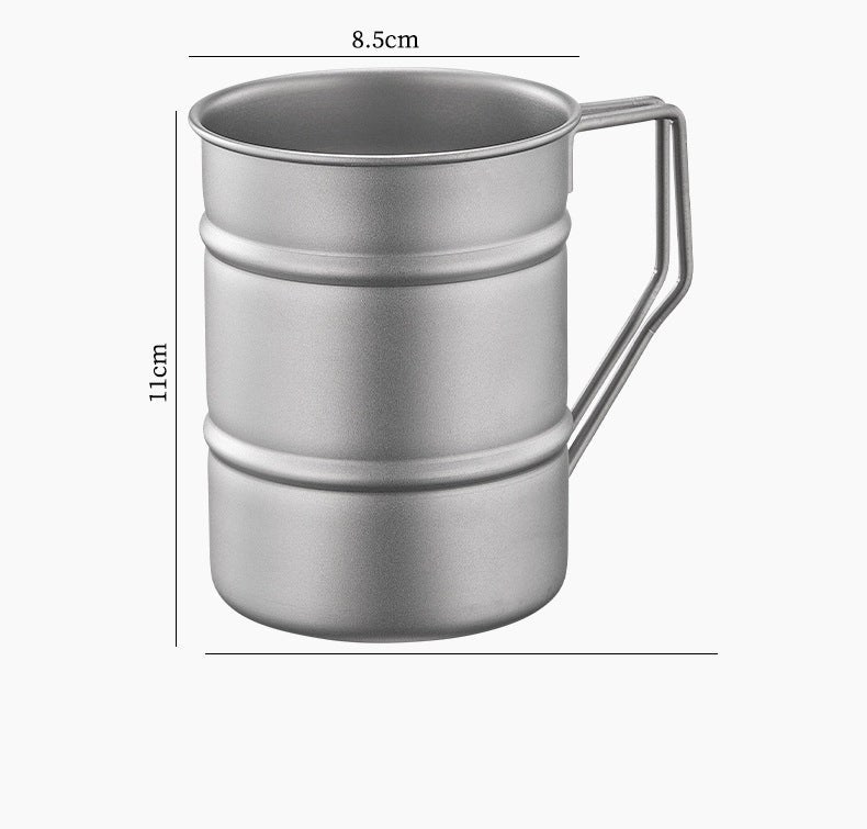 Pure titanium beer cup,MA-XXT-022 ultra light ta1, pure titanium travel express cup, mug, water cup
