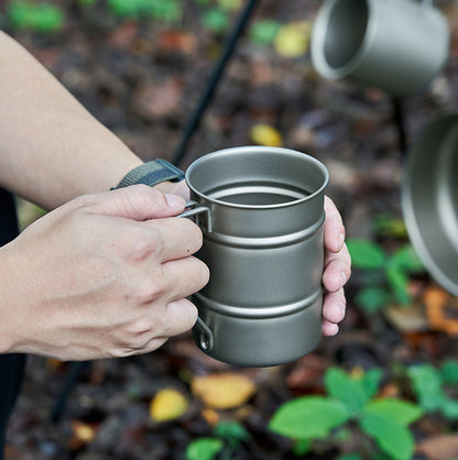 Pure titanium beer cup,MA-XXT-022 ultra light ta1, pure titanium travel express cup, mug, water cup
