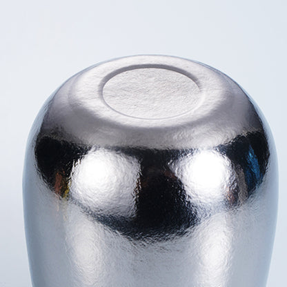 Pure titanium goose egg cup, MA-XXT-031 simple cup, natural color mouth cup, restaurant thick beer cup, double-layer insulated home drinking tea cup