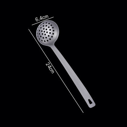 Pure Titanium MA-XXT-032 Modern Simple High Temperature Resistant Soup Spoon Hot Pot Spoon Set