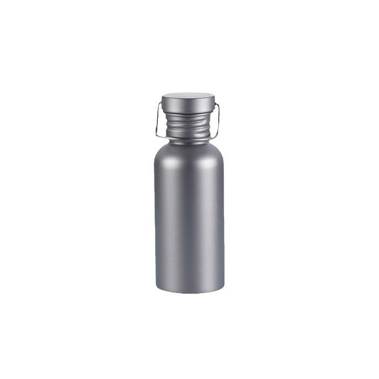 Botella de agua para deportes al aire libre de ciclismo de titanio puro, MA-XXT-037, botella de agua para acampar de una sola capa, puede hervir agua, botella de agua para senderismo