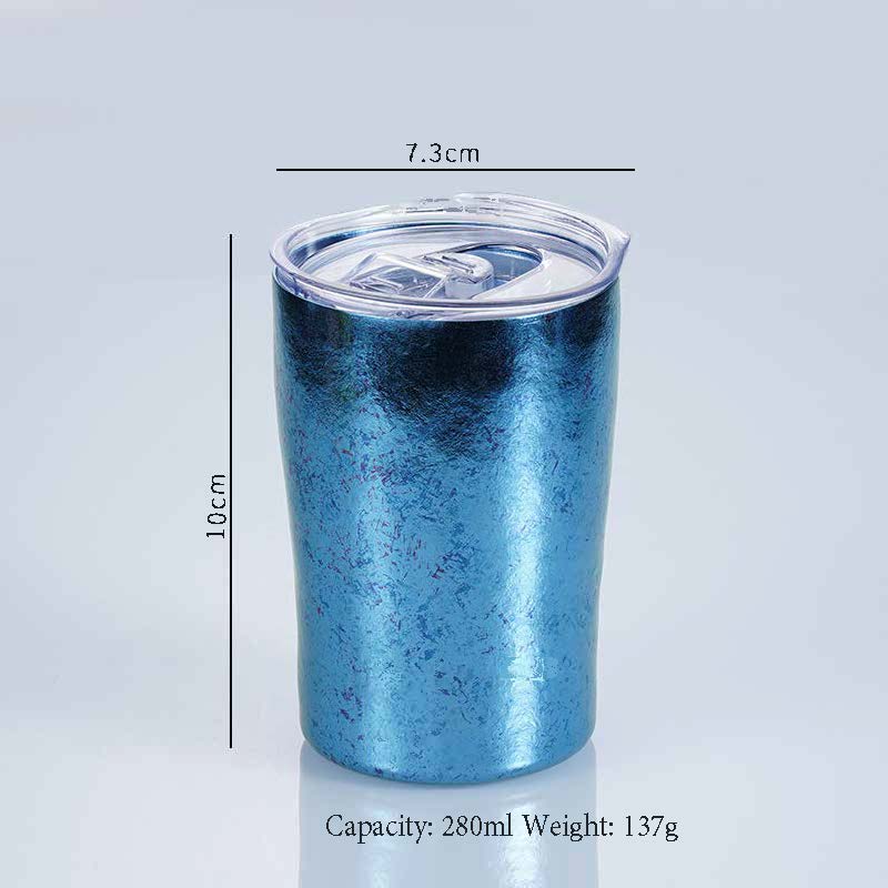 Vaso de agua para exteriores con microcristales de flor de hielo de titanio puro, copa de vino MA-XXT-044, vaso para bebidas frías, artículos para el hogar