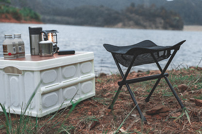 MA-YJ-003 Cadeira dobrável portátil para áreas externas Maza 7075 em liga de alumínio, leve e compacta para camping, churrasco, pesca, banco de desenho