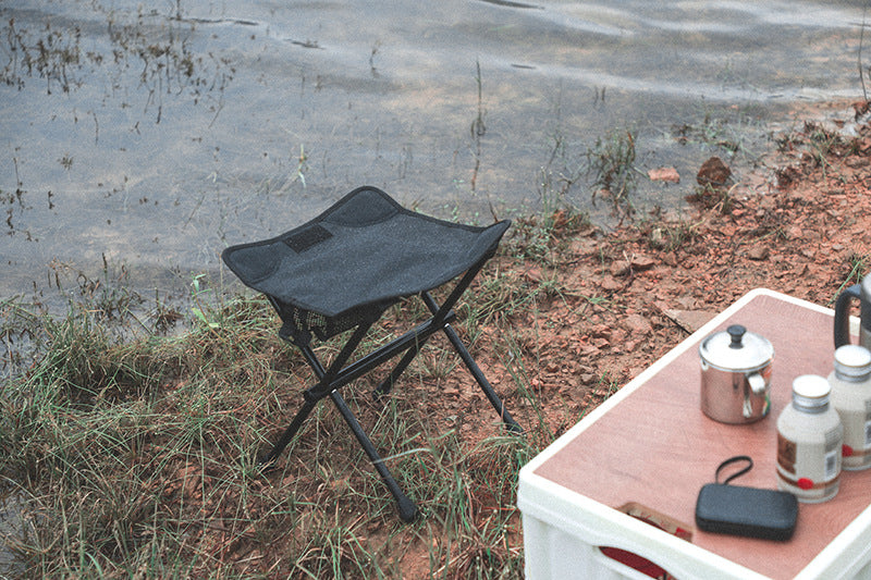 MA-YJ-003 Cadeira dobrável portátil para áreas externas Maza 7075 em liga de alumínio, leve e compacta para camping, churrasco, pesca, banco de desenho