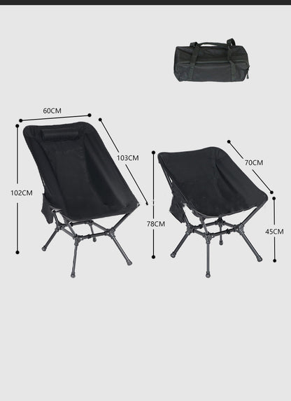 MA-YJ-005 Grande cadeira dobrável portátil para exterior feita de material de liga de alumínio, fácil de instalar e armazenar mesas e cadeiras