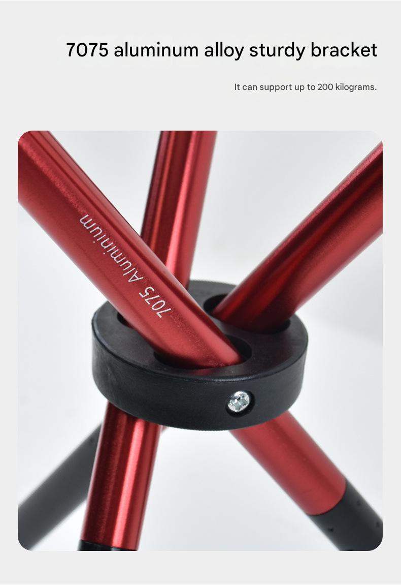 Masalong folding Stool 7075 Aluminum Alloy Outdoor Portable Triangular Stacking Camping Bench Fishing Stool