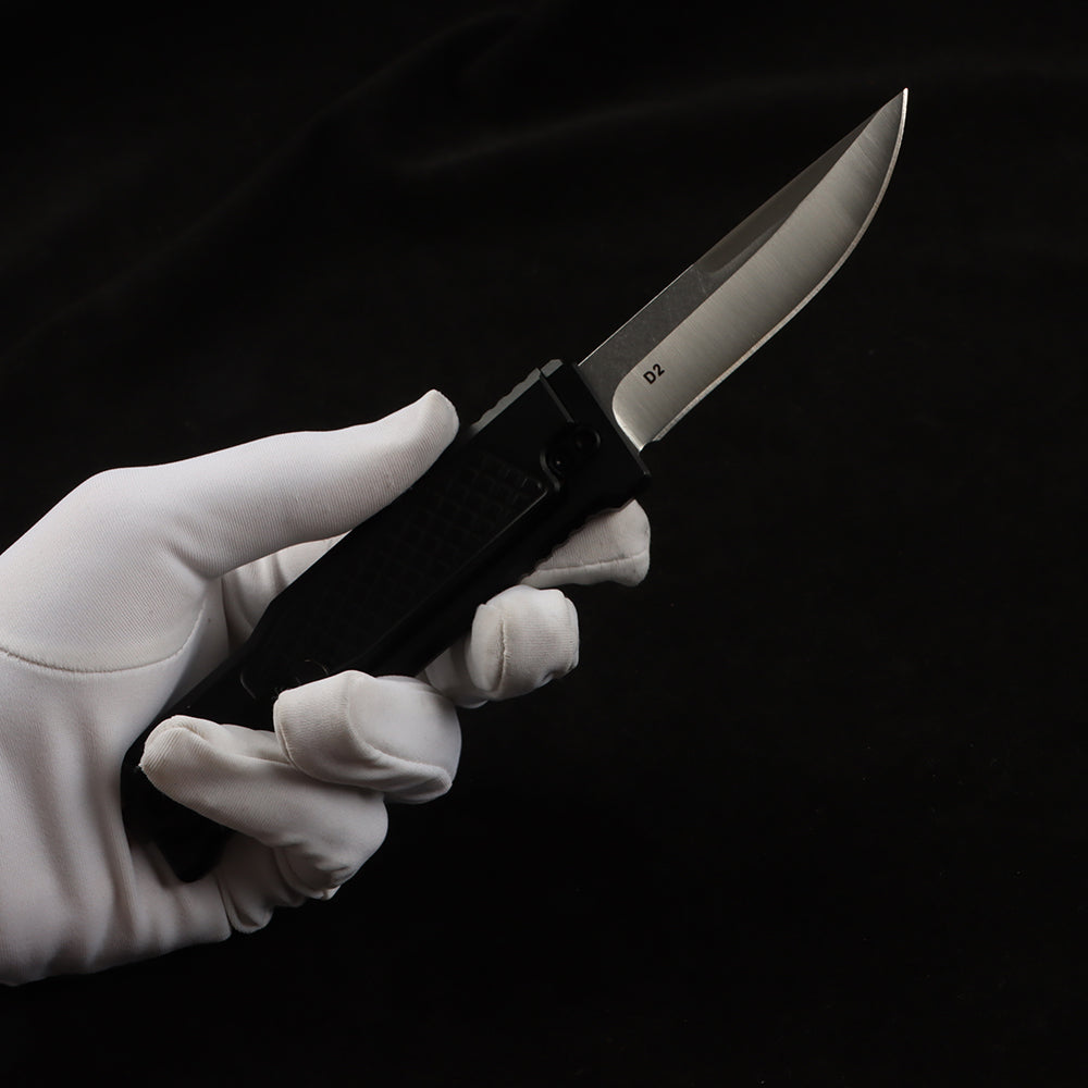 MASALONG D2 Steel Folding Utility Knife - CNC Aluminum EDC Outdoor Tool