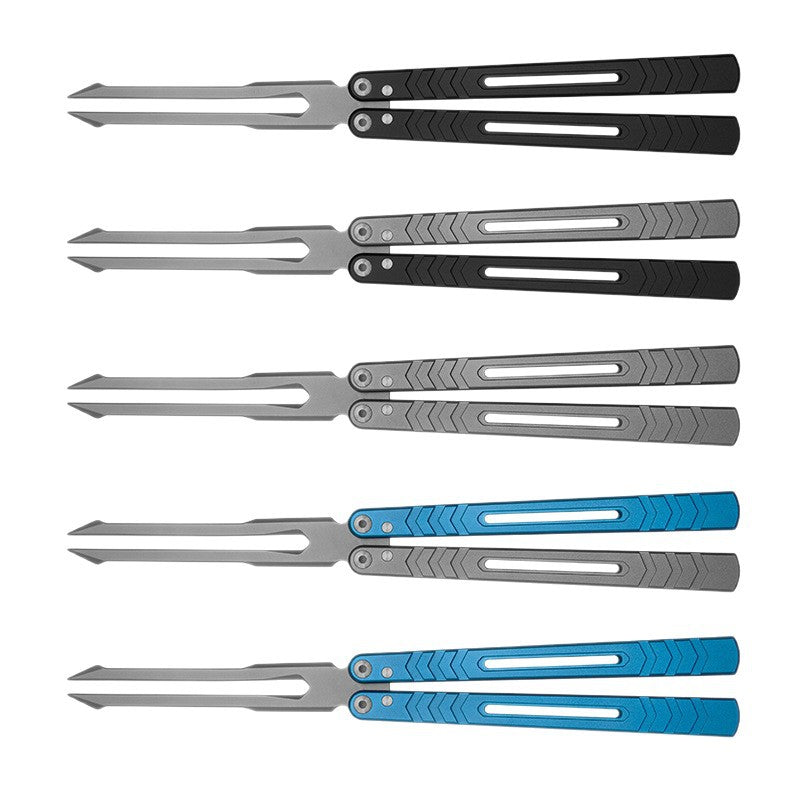 MASALONG Aluminum Alloy Flipping Trainer - Unsharpened Practice Tool MA-TJD-Balis-5
