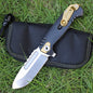 MASALONG Titanium 10Cr15CoMoV Folding Knife - EDC Camping Utility KNI-FD-001