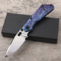 MASALONG 210mm Folding Pocket Knife - Outdoor Camping EDC Utility Tool TC4 Titanium Alloy Handle