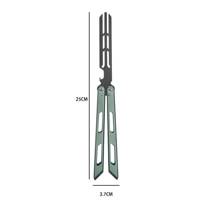 MASALONG Butterfly Style Trainer - Unsharpened Folding Practice Tool MA-TJD-Balis-7