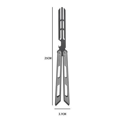 MASALONG Butterfly Style Trainer - Unsharpened Folding Practice Tool MA-TJD-Balis-7