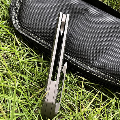 MASALONG M390 Steel Folding Pocket Knife - TC4 Titanium EDC Utility KNI-FD-002