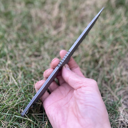 MASALONG DIY Damascus Steel Blade Blank - Semi-Finished Knife Making Project KNI-FD-014