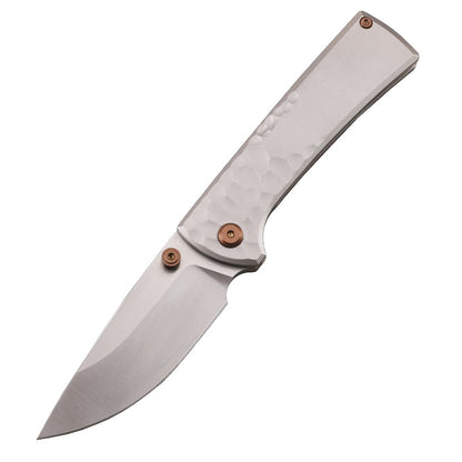 MASALONG 2026 D2 Steel Titanium Handle EDC Folding Utility Tool - Sandblasted KNI-FD-011