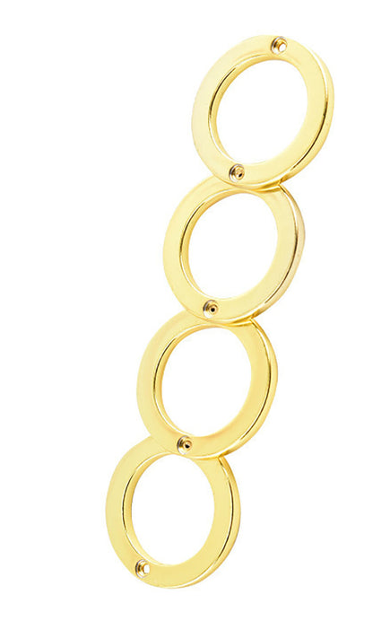 MASALONG 4-Ring Novelty ring accessory, transformable outdoor ring, EDC self-defense tool, emergency window breaker, anti-assault device.
