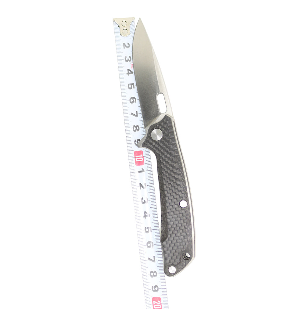 MASALONG Tactical Outdoor Survival Knife Handle with Wire Hole Belt Clip