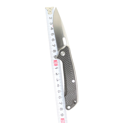 MASALONG Tactical Outdoor Survival Knife Handle with Wire Hole Belt Clip