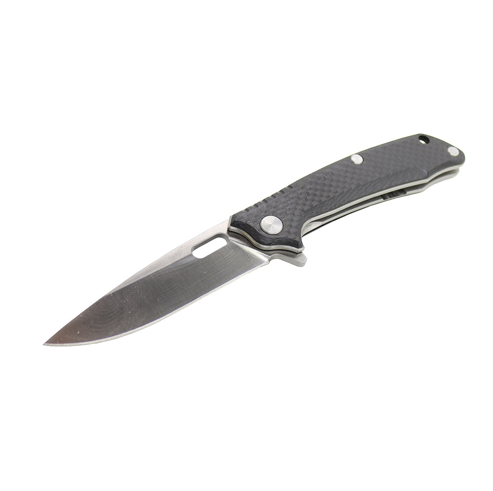 MASALONG Tactical Outdoor Survival Knife Handle with Wire Hole Belt Clip