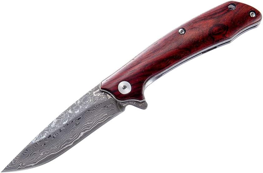 MASALONG Tactical Outdoor Survival Knife Handle with Wire Hole Belt Clip
