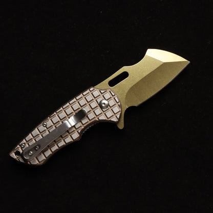 MASALONG kni215 Ultra Mini Folding Pocket Knife D2 Blade, TC4 Titanium Handle High-quality folding knife