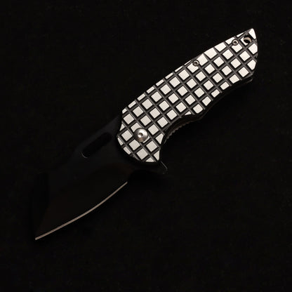 MASALONG kni215 Ultra Mini Folding Pocket Knife D2 Blade, TC4 Titanium Handle High-quality folding knife