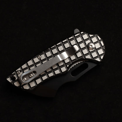 MASALONG kni215 Ultra Mini Folding Pocket Knife D2 Blade, TC4 Titanium Handle High-quality folding knife
