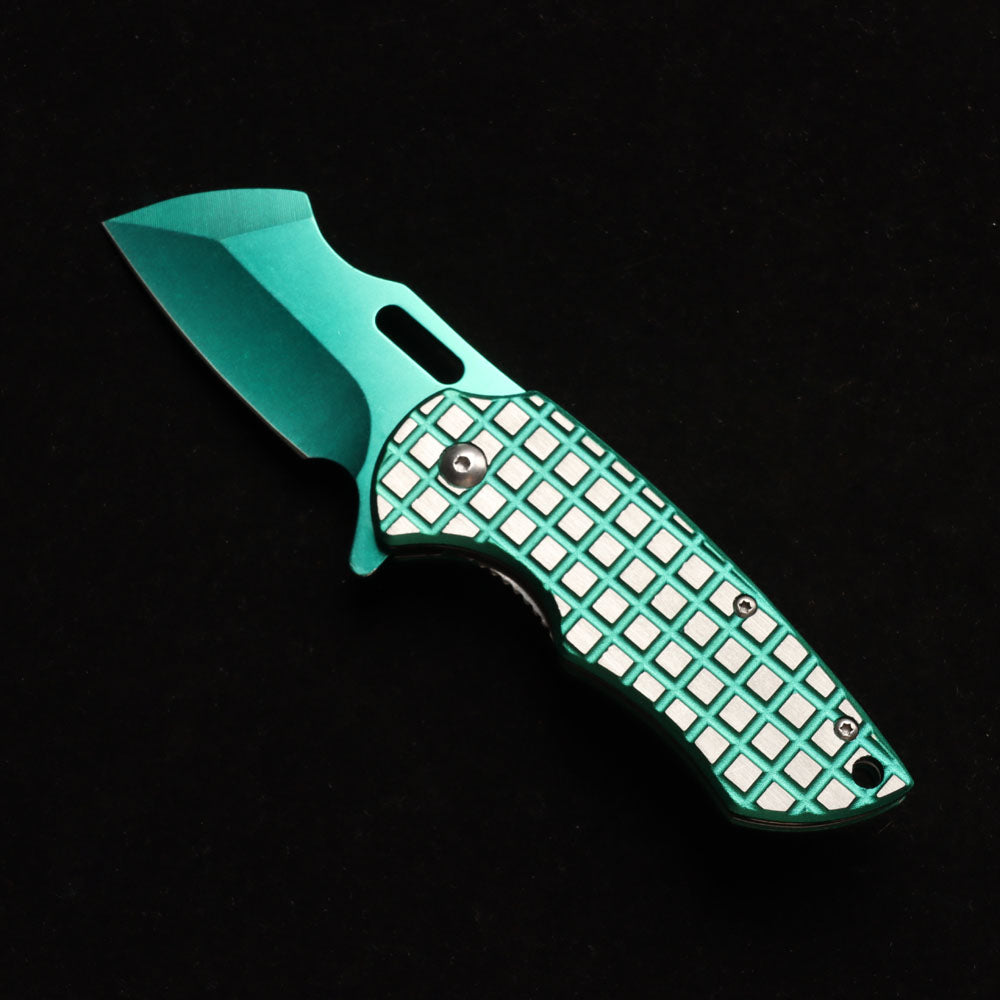 MASALONG kni215 Ultra Mini Folding Pocket Knife D2 Blade, TC4 Titanium Handle High-quality folding knife